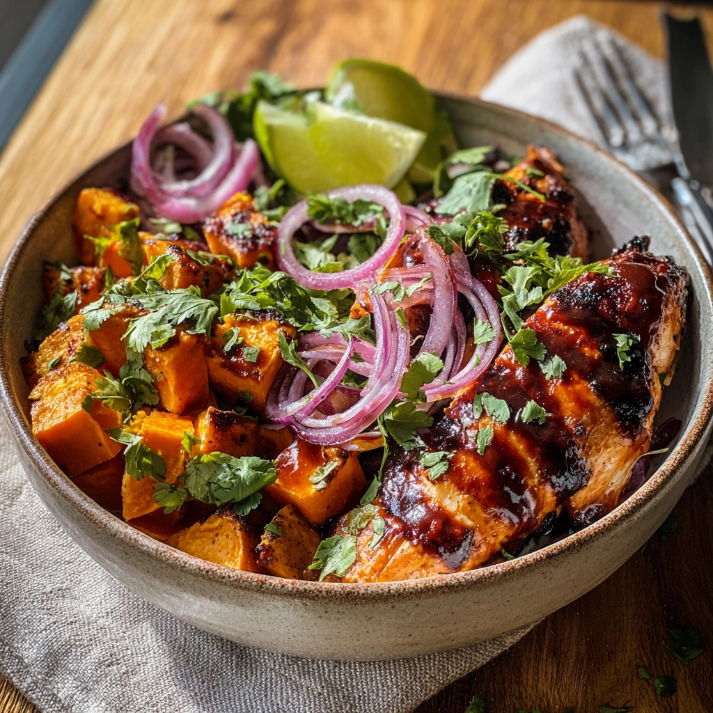Smoky BBQ Chicken Sweet Potato Bowl: Simple & Satisfying - Image 1