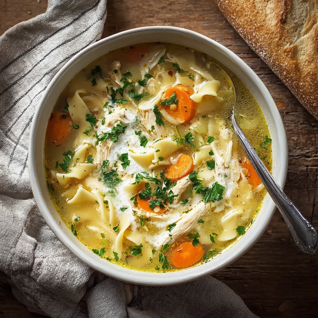 Homestyle Slow Cooker Chicken Noodle Soup: Simple Comfort