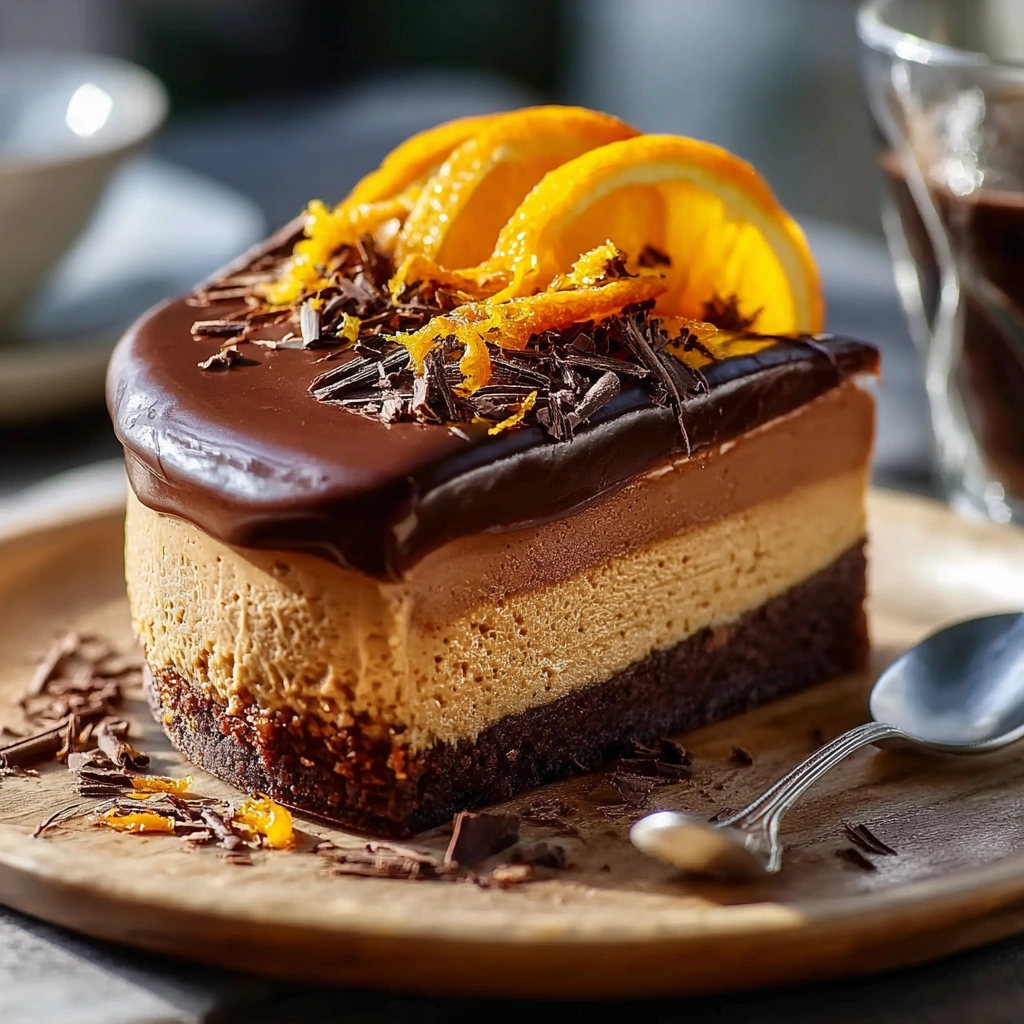 Rich Chocolate Orange Cheesecake: A Citrus Dream