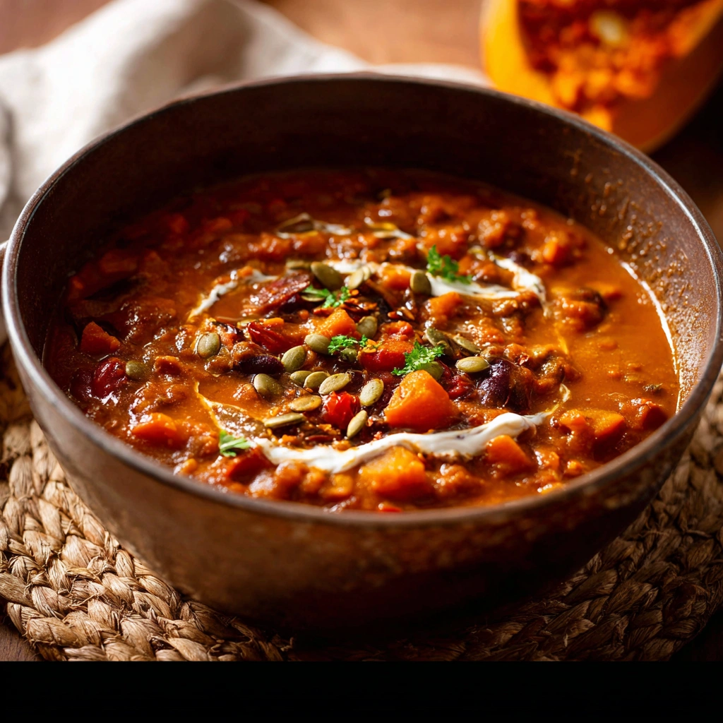 Rich Vegetarian Pumpkin Chili: My Autumn Comfort