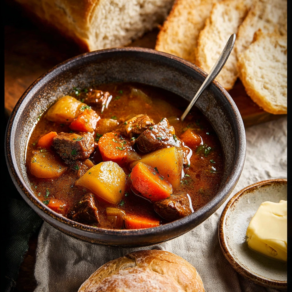 Homestyle Old Fashioned Beef Stew: Rich & Flavorful