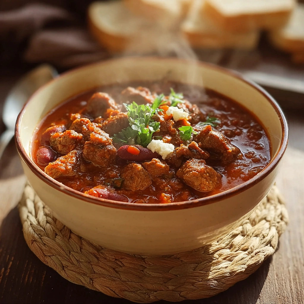 Hearty Deer Chili: Rustic & Flavorful Slow-Cooked Meal