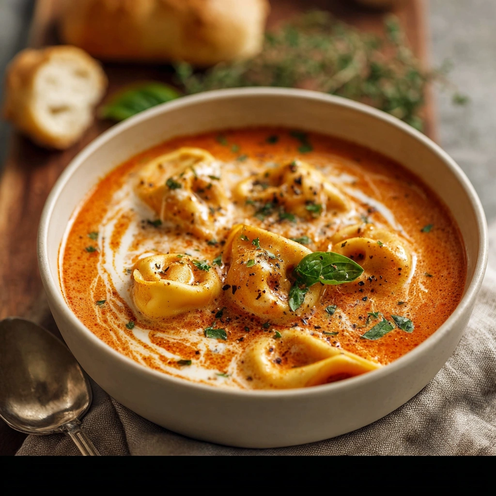 Cheesy Tomato Tortellini Soup: Quick & Easy Weeknight Meal