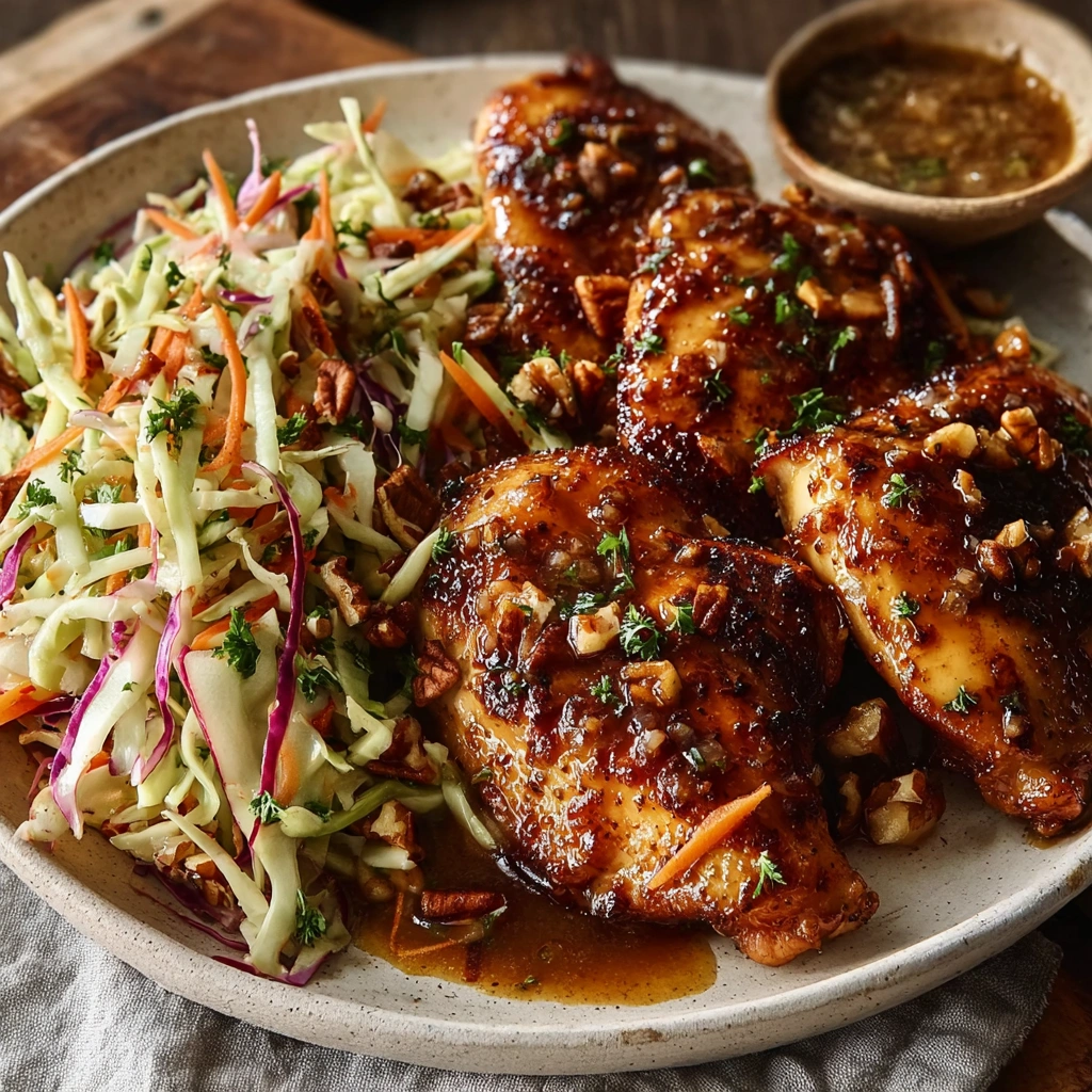 Sticky Apple Cider Chicken: Tangy Fall Dinner