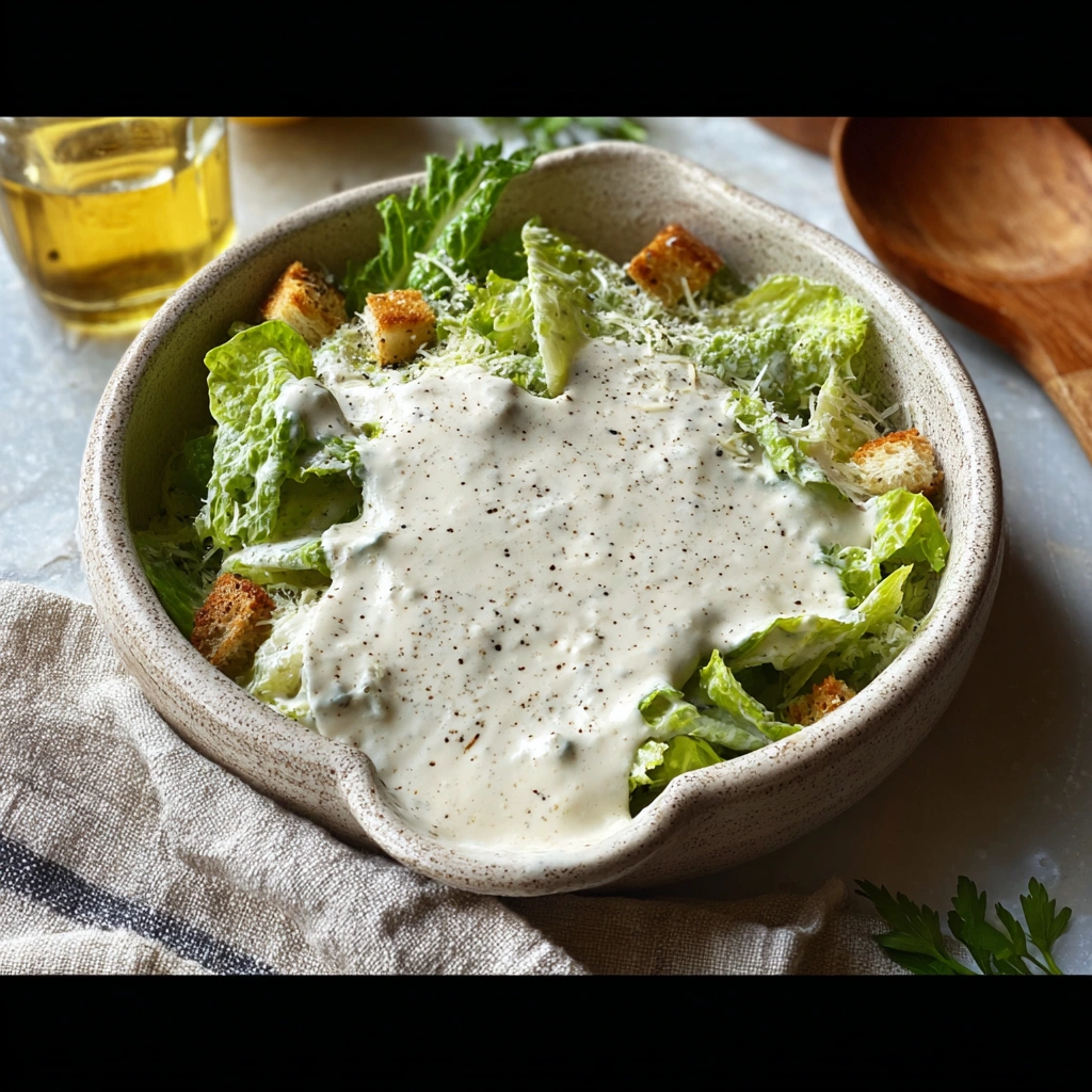 Tangy Vegetarian Caesar Dressing: A Dairy-Free Twist
