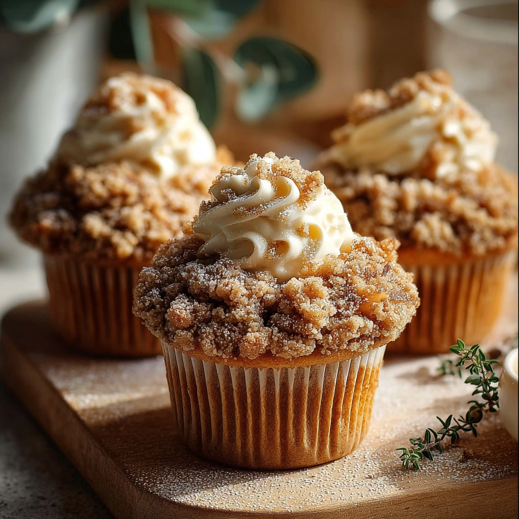 Apple Crumble Cupcakes: Sweet Fall Treat Recipe
