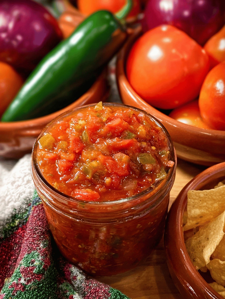 Tangy Canned Salsa Recipe: Easy Homemade Flavor
