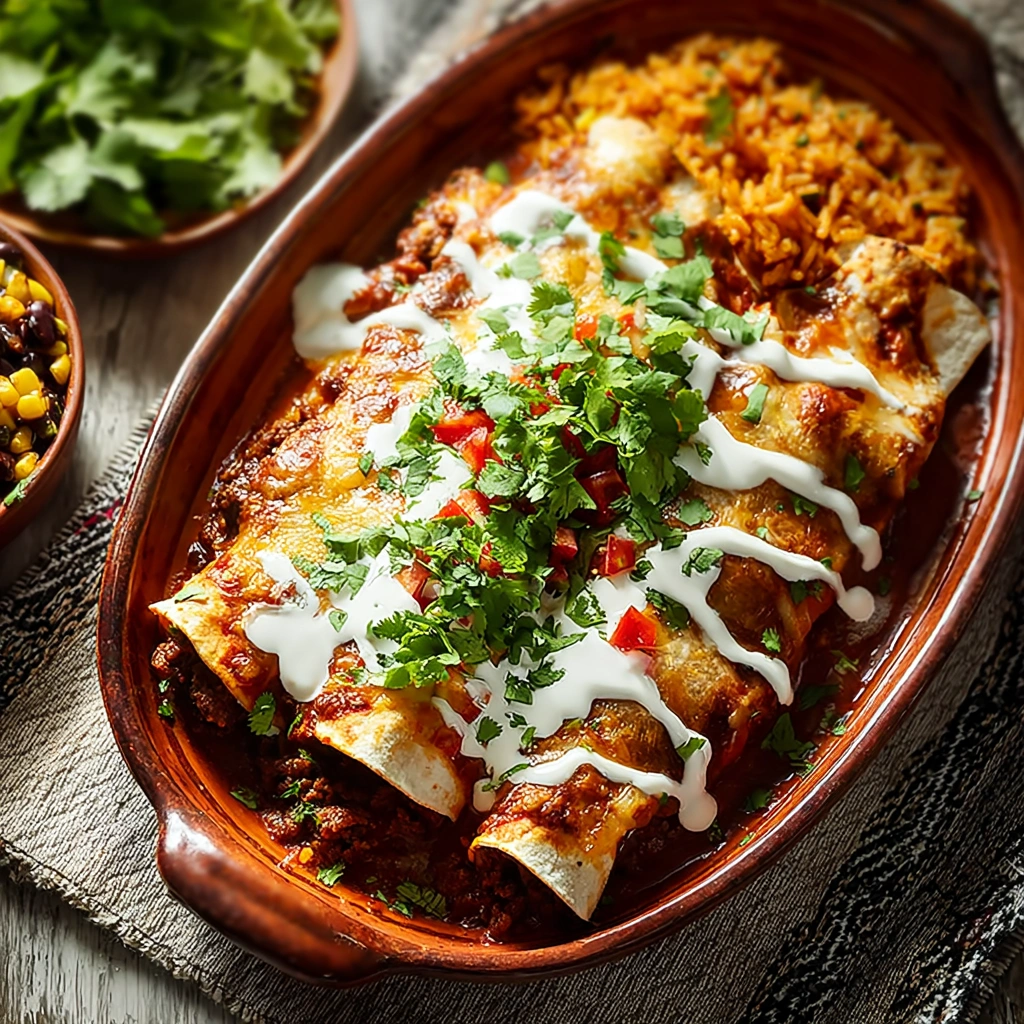 Simple Skillet Ground Beef Enchiladas: A Weeknight Win