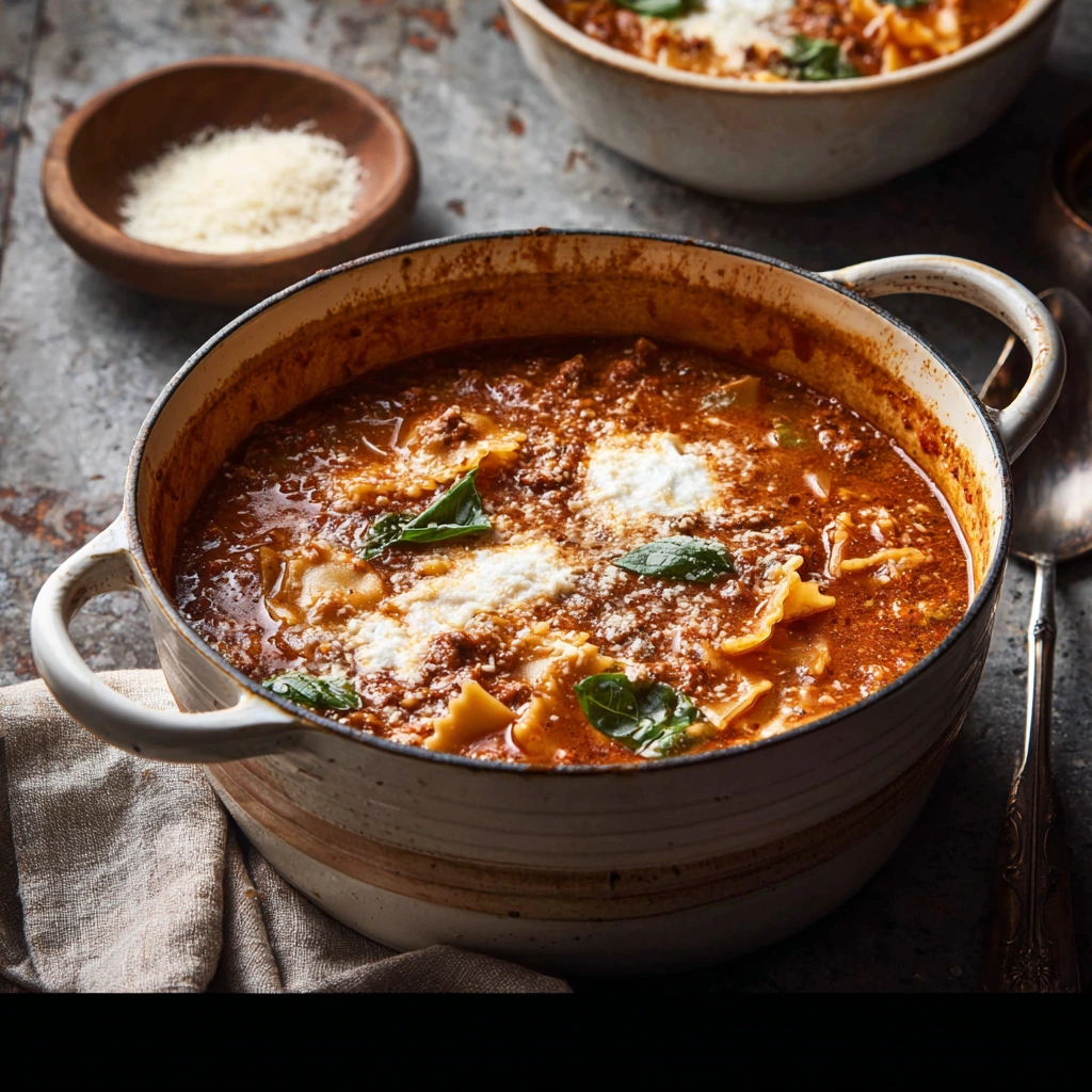 Hearty One Pot Lasagna Soup: Weeknight Comfort