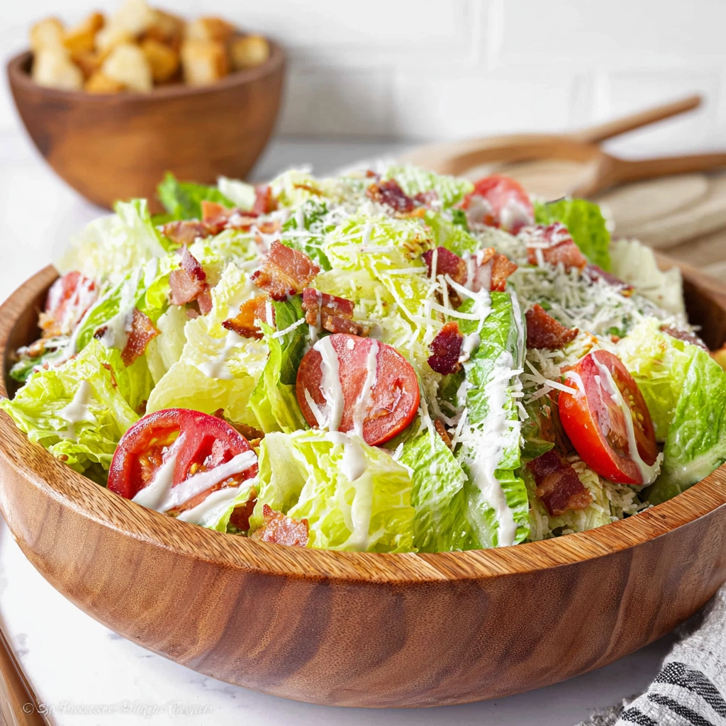 Mom's Best BLT Caesar Salad: A Tangy Family Favorite