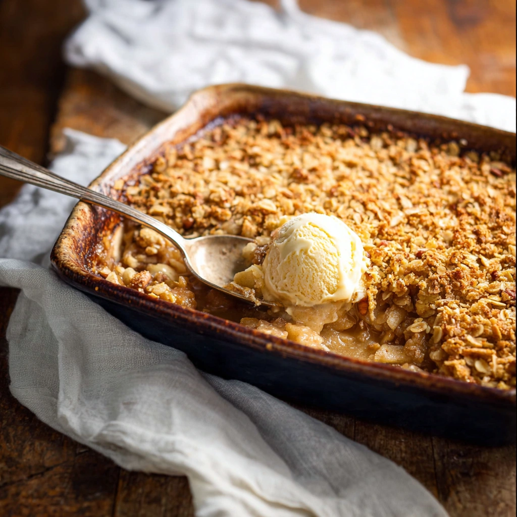 Easy Apple Crisp Recipe: Warm Spiced Crumbly Topping