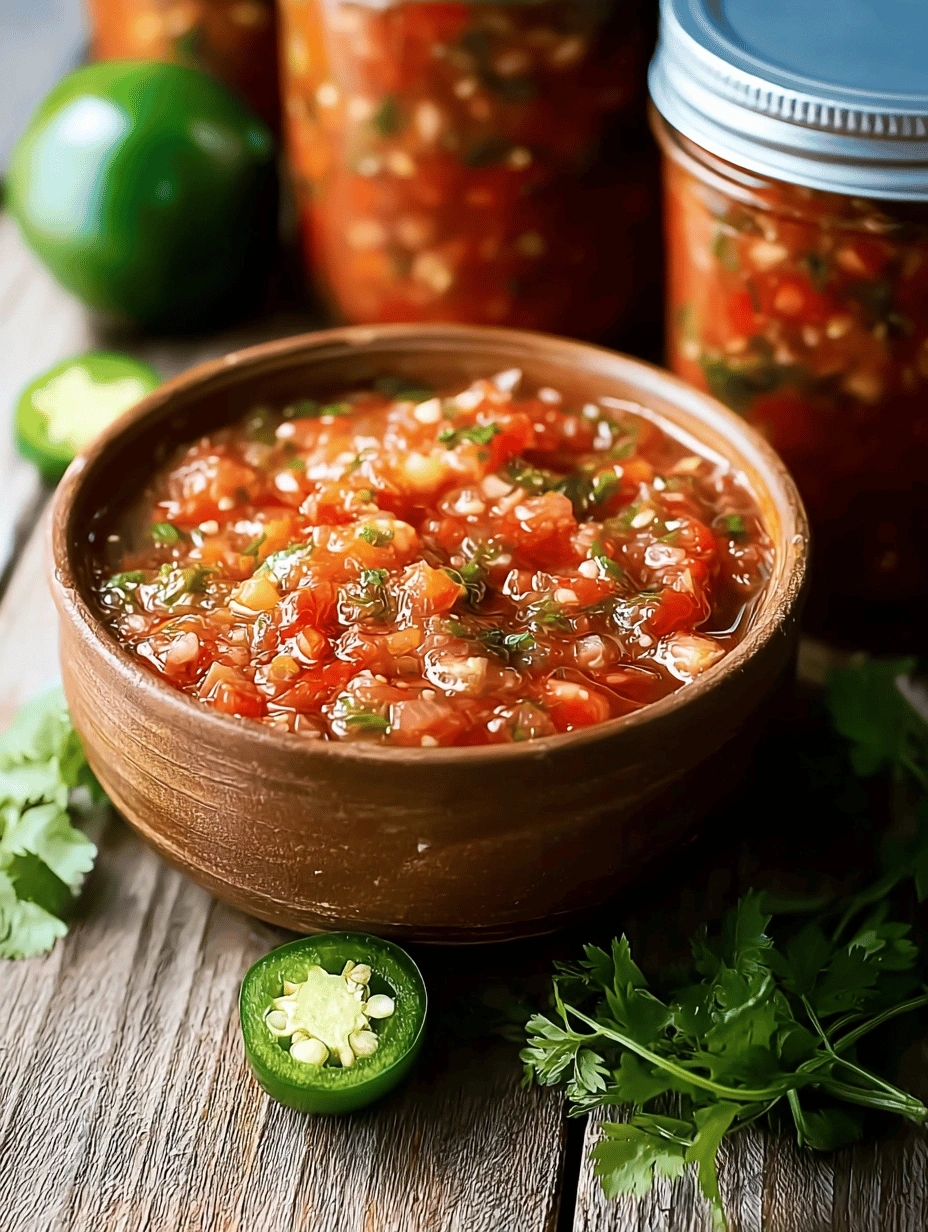 Spicy Jalapeno Salsa Canning: Zesty Homegrown Flavor