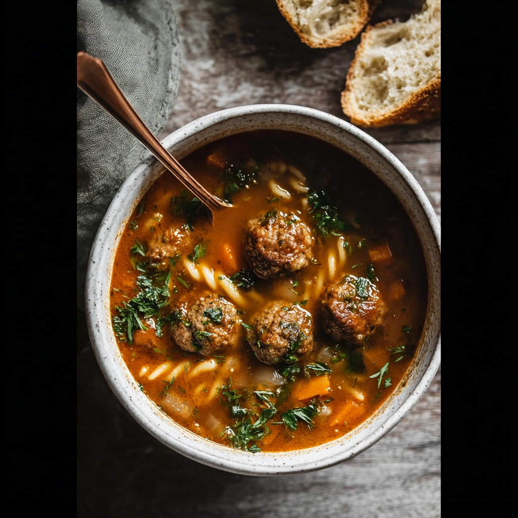 Hearty Meatball Soup: A Warming Family Favorite