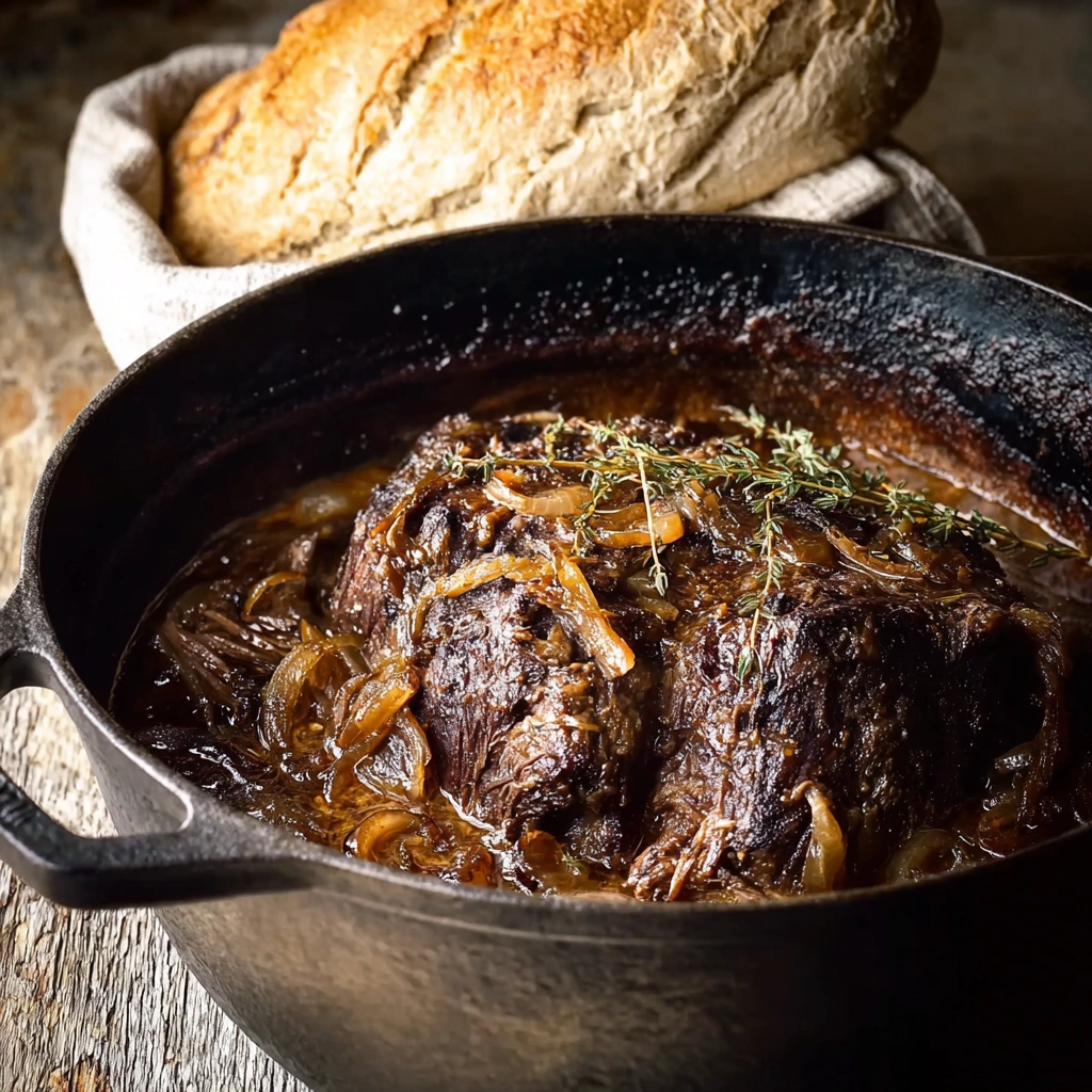 Rich French Onion Pot Roast: Slow Cooked Beef Perfection