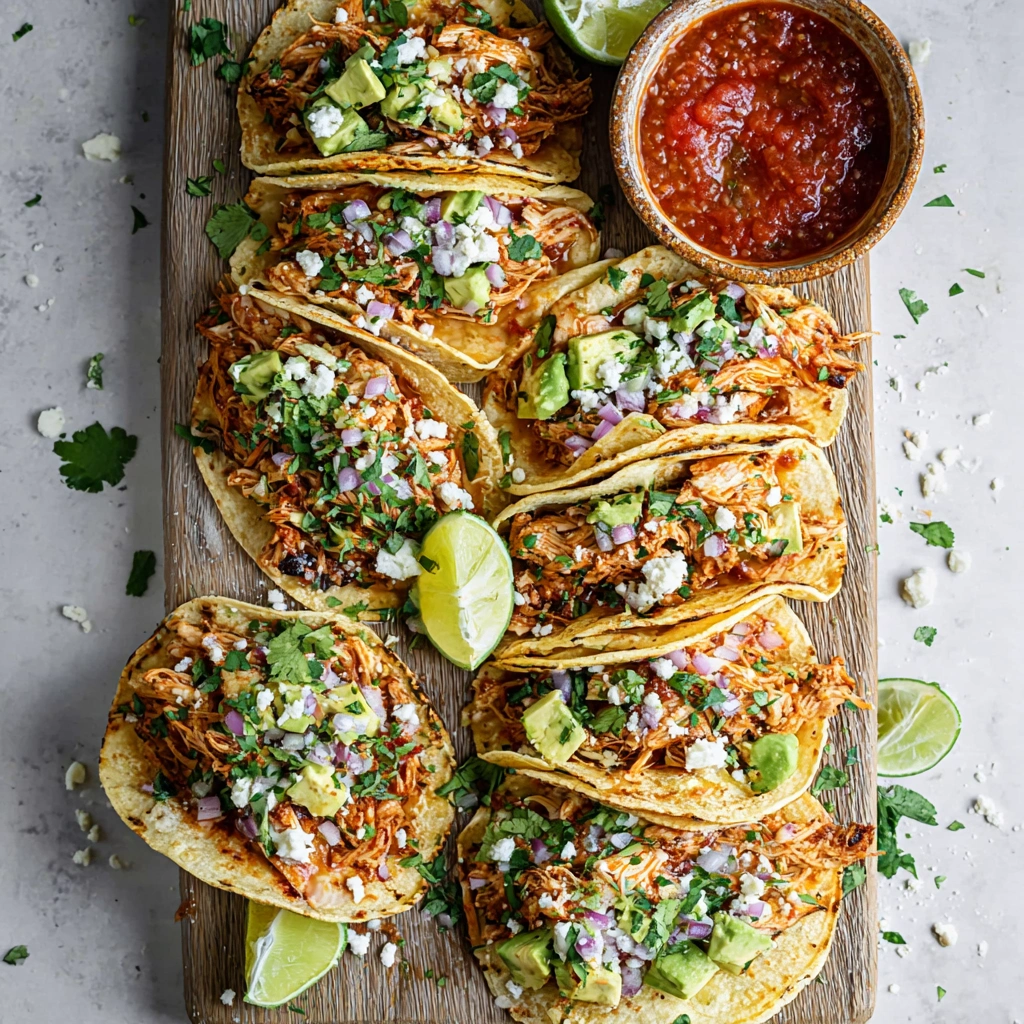 Healthy Slow Cooker Chicken Tacos: Easy Weeknight Flavor