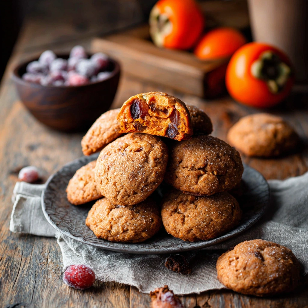 Classic Persimmon Cookies Recipe with Warm Spices