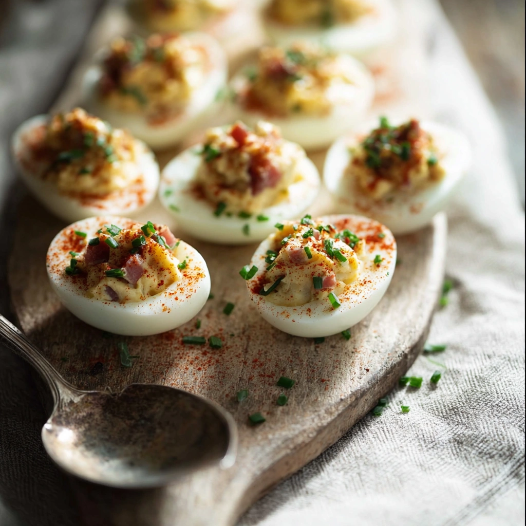Classic Turkey Ham Deviled Eggs: A Savory Twist
