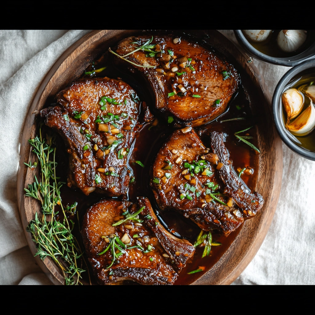 Slow Cooker Honey Garlic Lamb Chops: Tender, Sticky Goodness