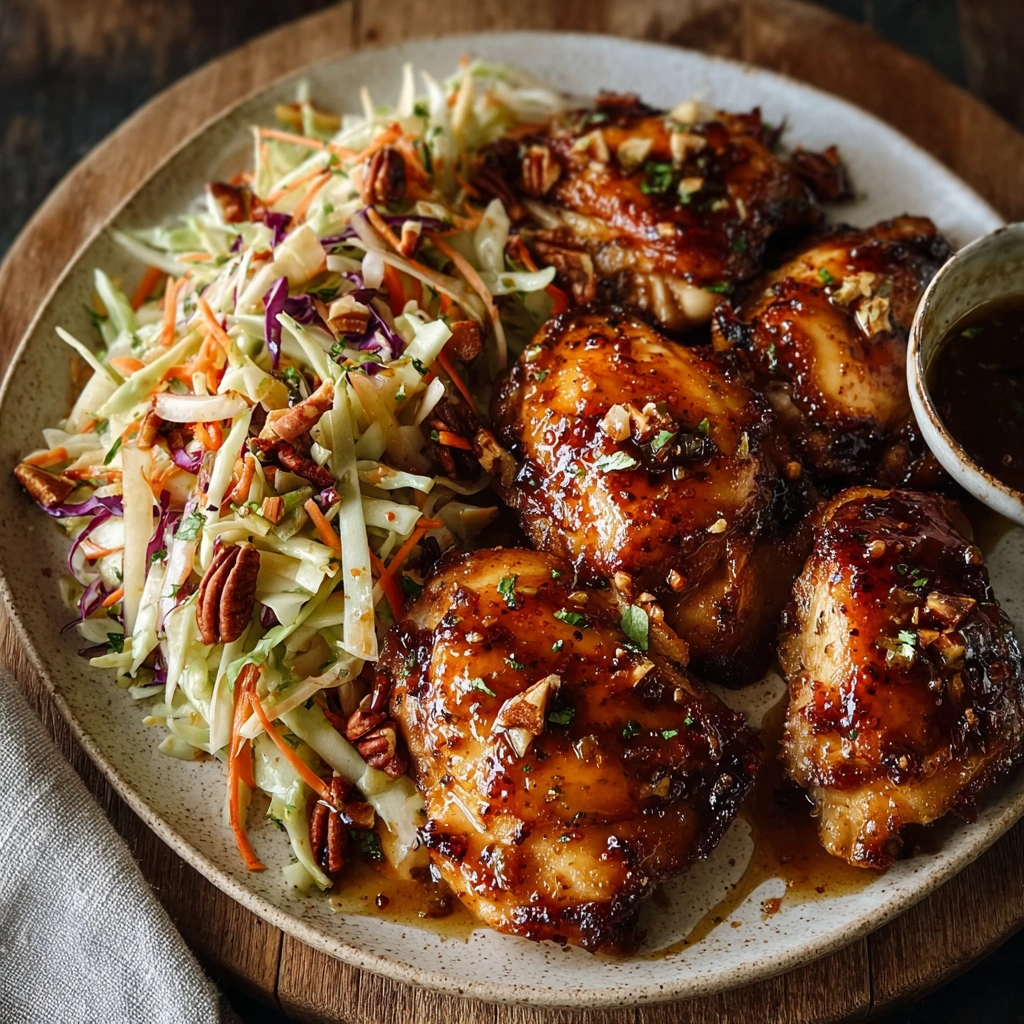 Sticky Apple Cider Chicken: Tangy Fall Dinner
