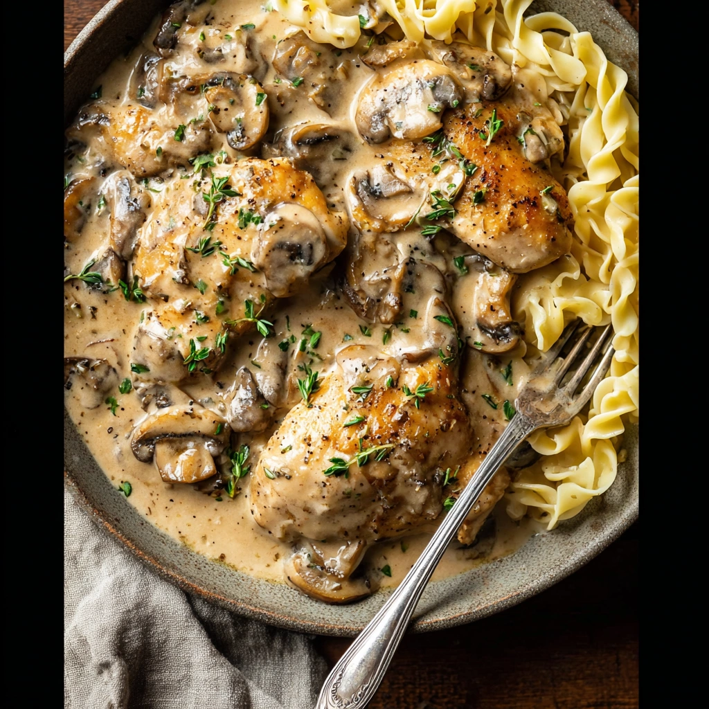 Creamy Mushroom Chicken: A Hearty Dinner