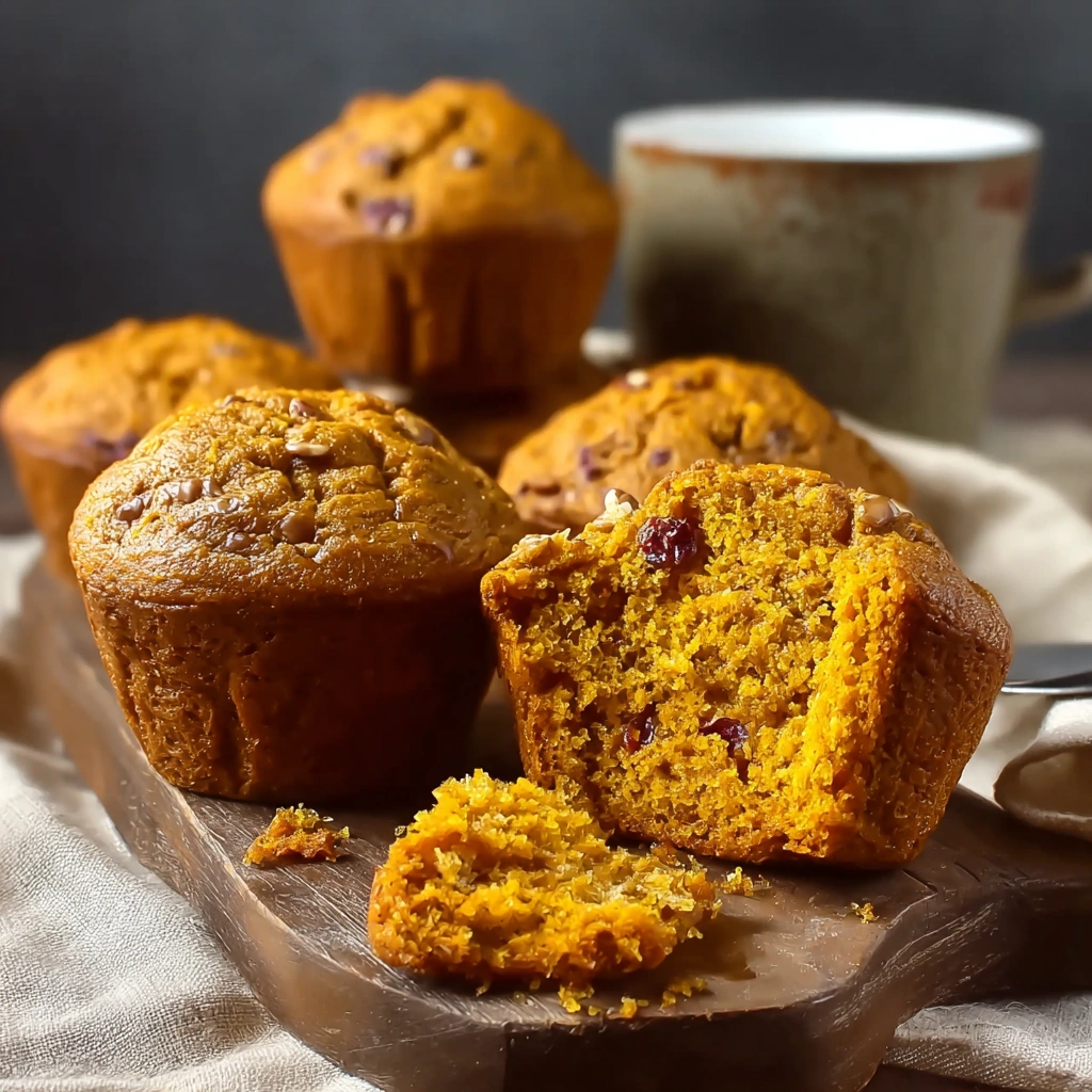 Fluffy Pumpkin Muffins: Simple Spiced Fall Goodness