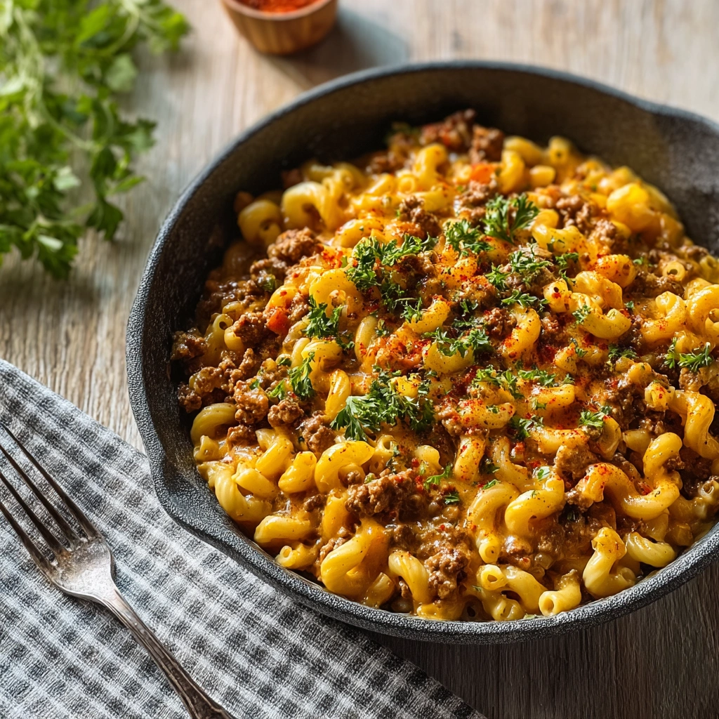 Homestyle One Pot Cheeseburger Macaroni: Easy Dinner