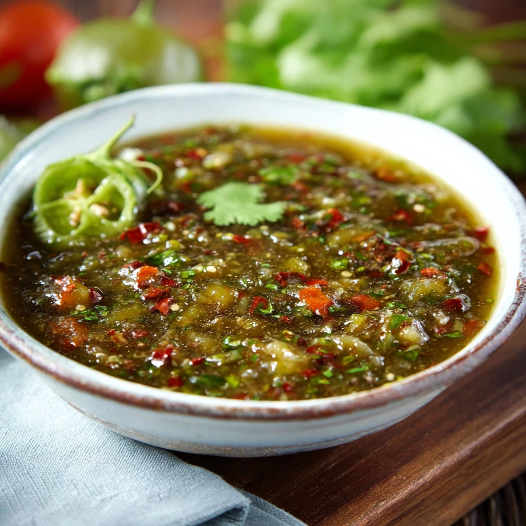 Tangy Roasted Tomatillo Salsa Verde Recipe