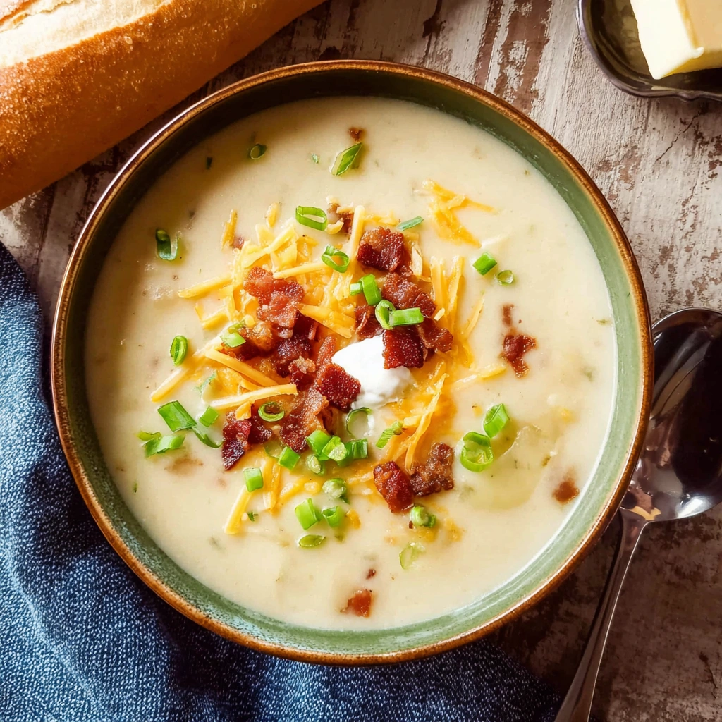 Slow Cooker Potato Soup: Hearty Loaded Baked Style