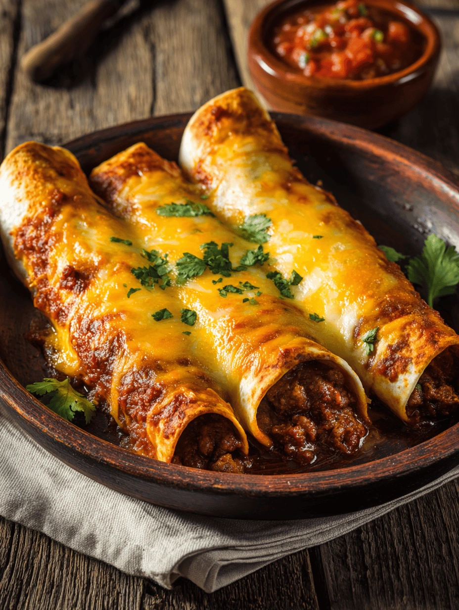 Cheesy Beef Enchiladas: My Go-To Comfort Food Recipe