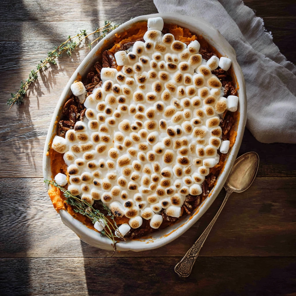 Homestyle Old Fashioned Sweet Potato Casserole