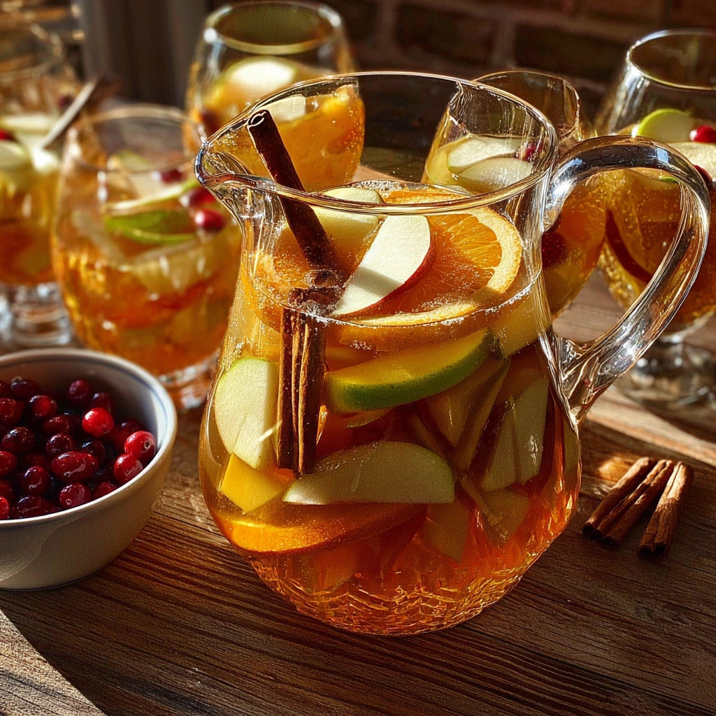 Tangy Apple Cider Sangria Recipe for Fall Gatherings