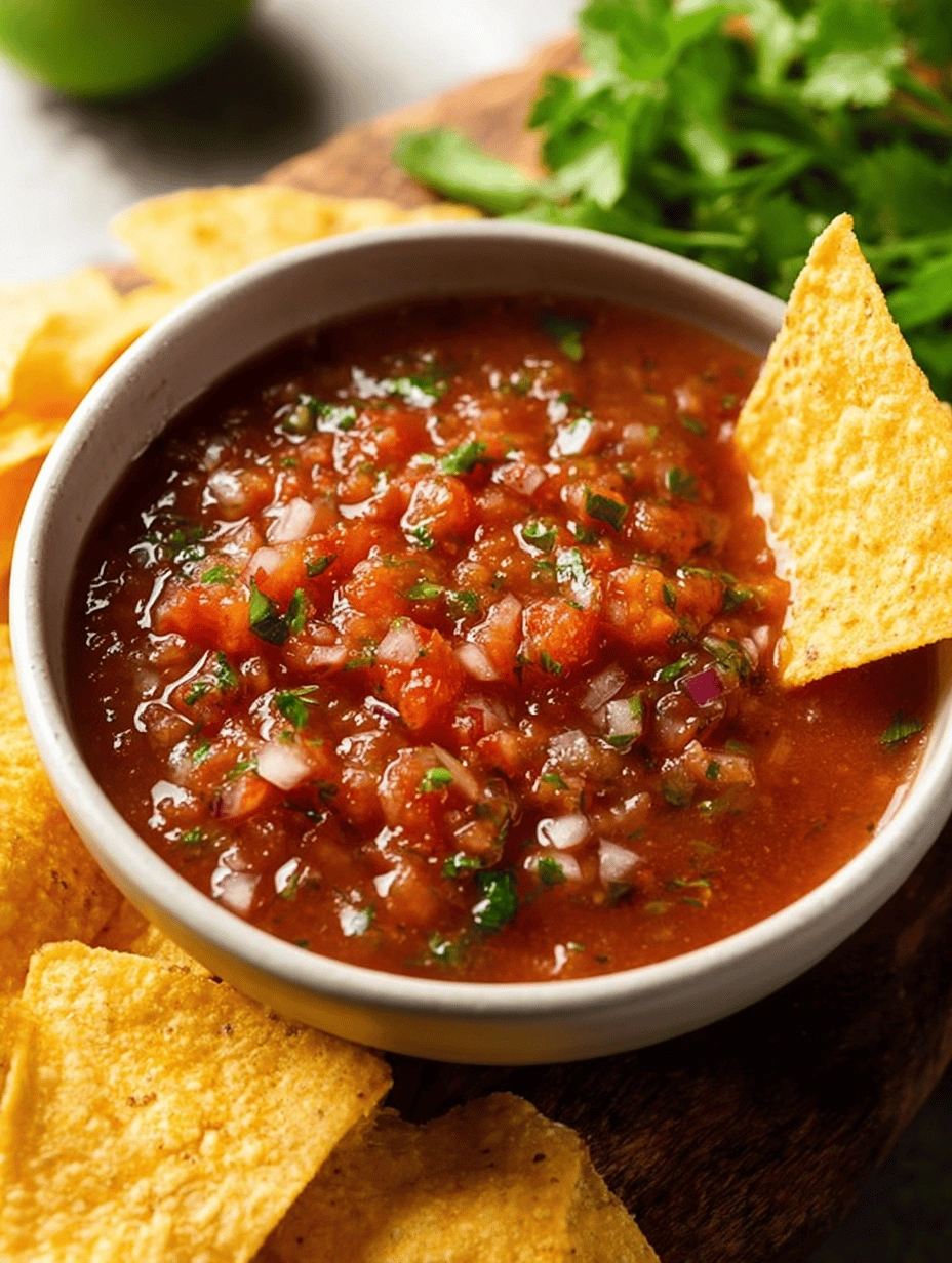 Fresh Garden Homemade Salsa Recipe: Tangy & Zesty