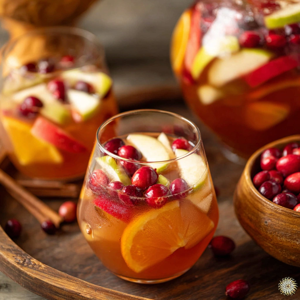 Tangy Apple Cider Sangria for Autumn Evenings