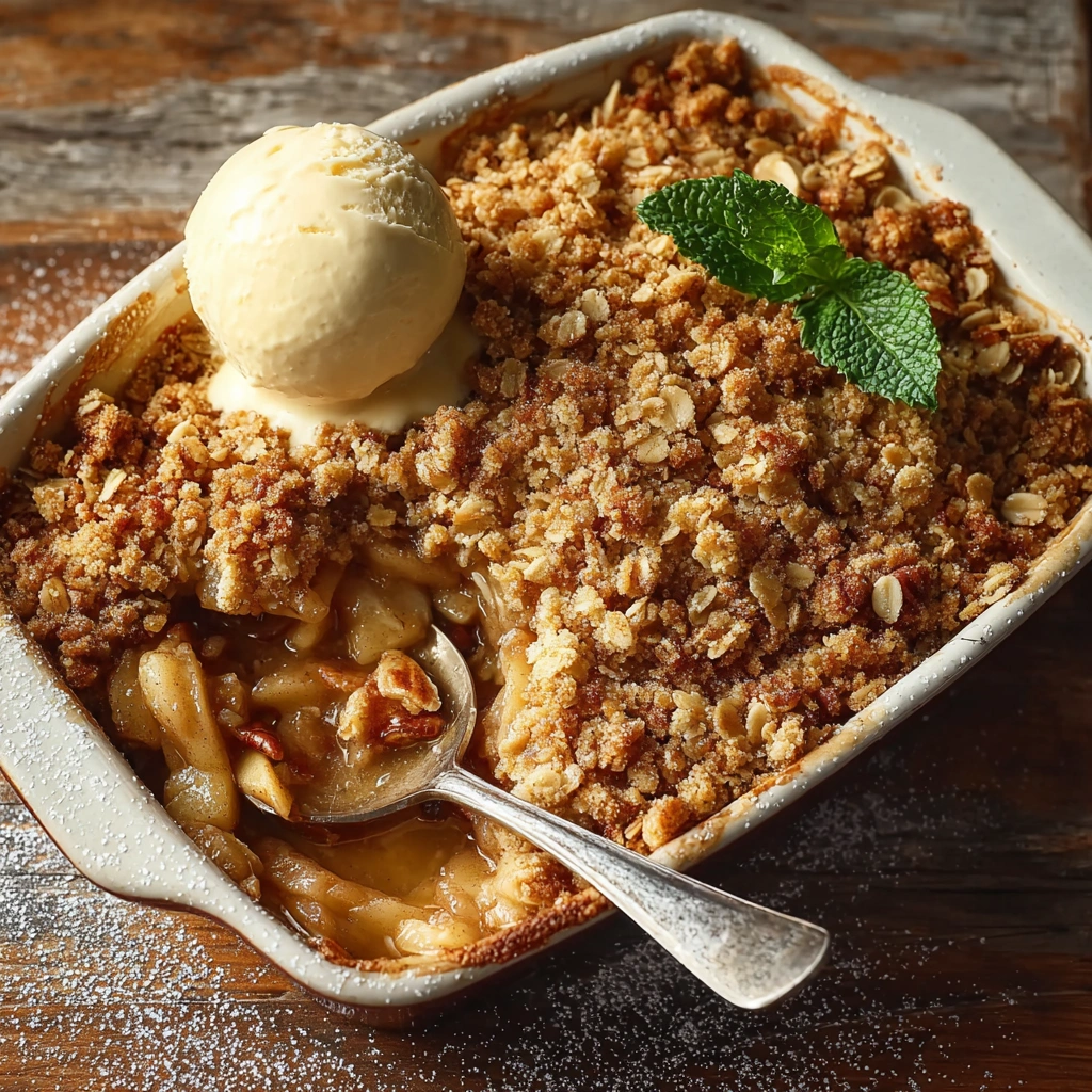 Rustic Easy Homemade Apple Crisp: A Family Favorite