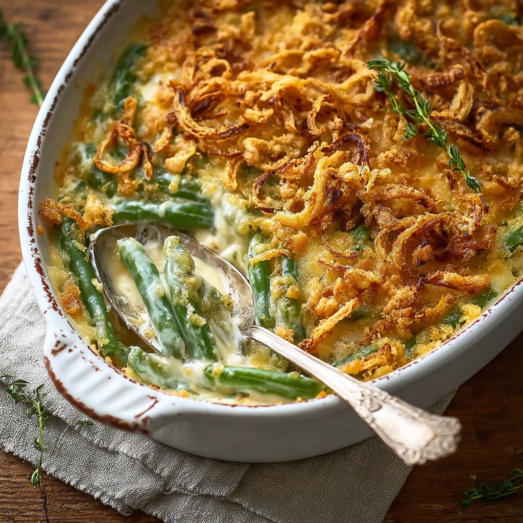 Creamy Cheesy Green Bean Casserole: Simple & Rich