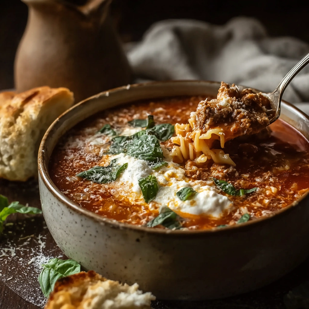 Lasagna Soup: A Hearty, Cheesy Bowl