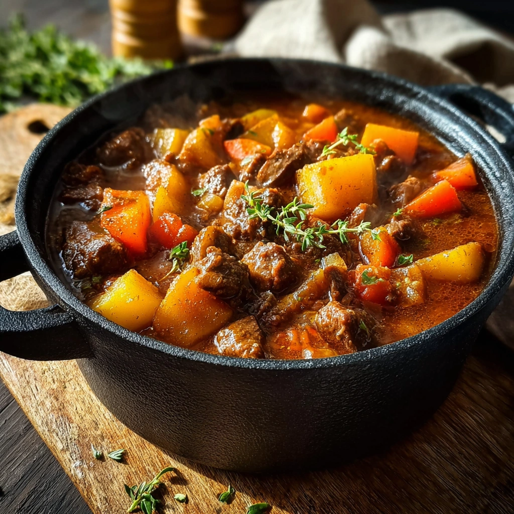 Autumn Harvest Beef Stew: Rustic, Tender, and Hearty