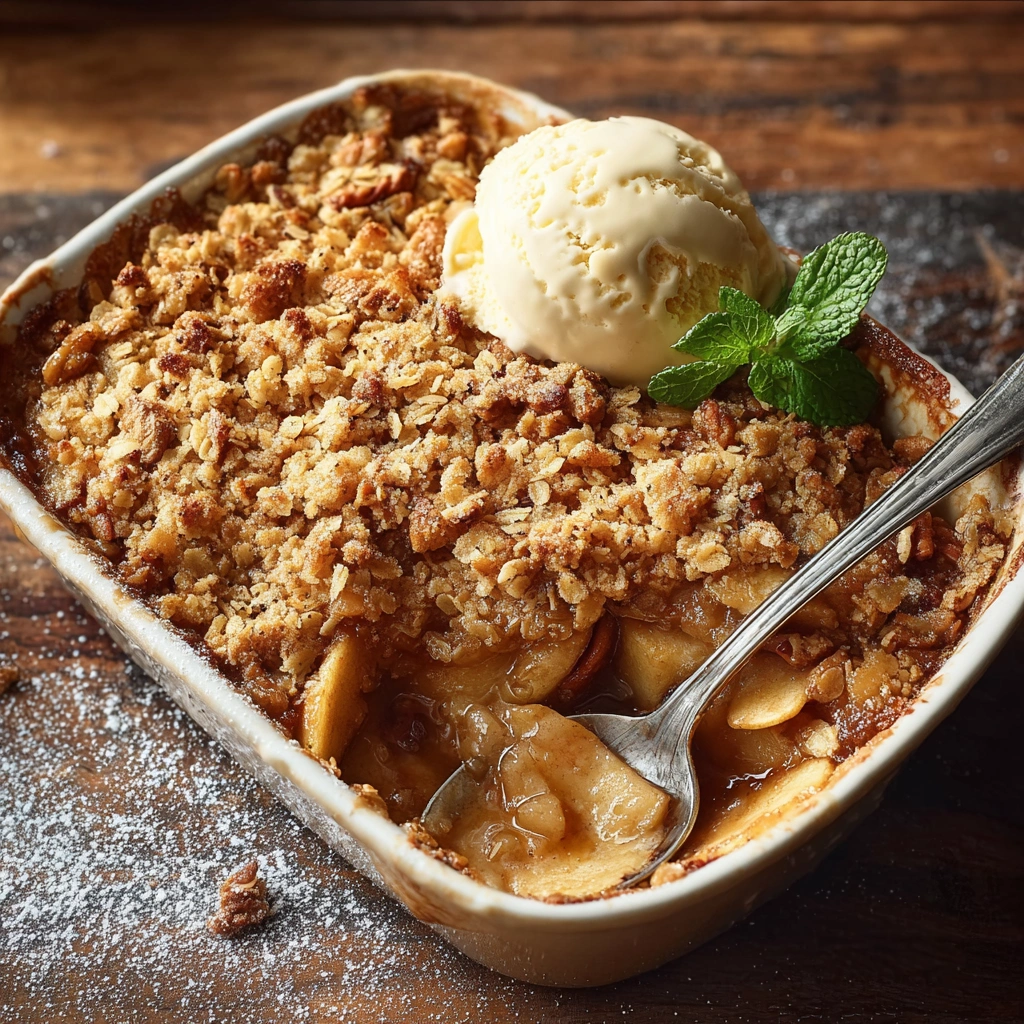 Rustic Easy Homemade Apple Crisp: A Family Favorite