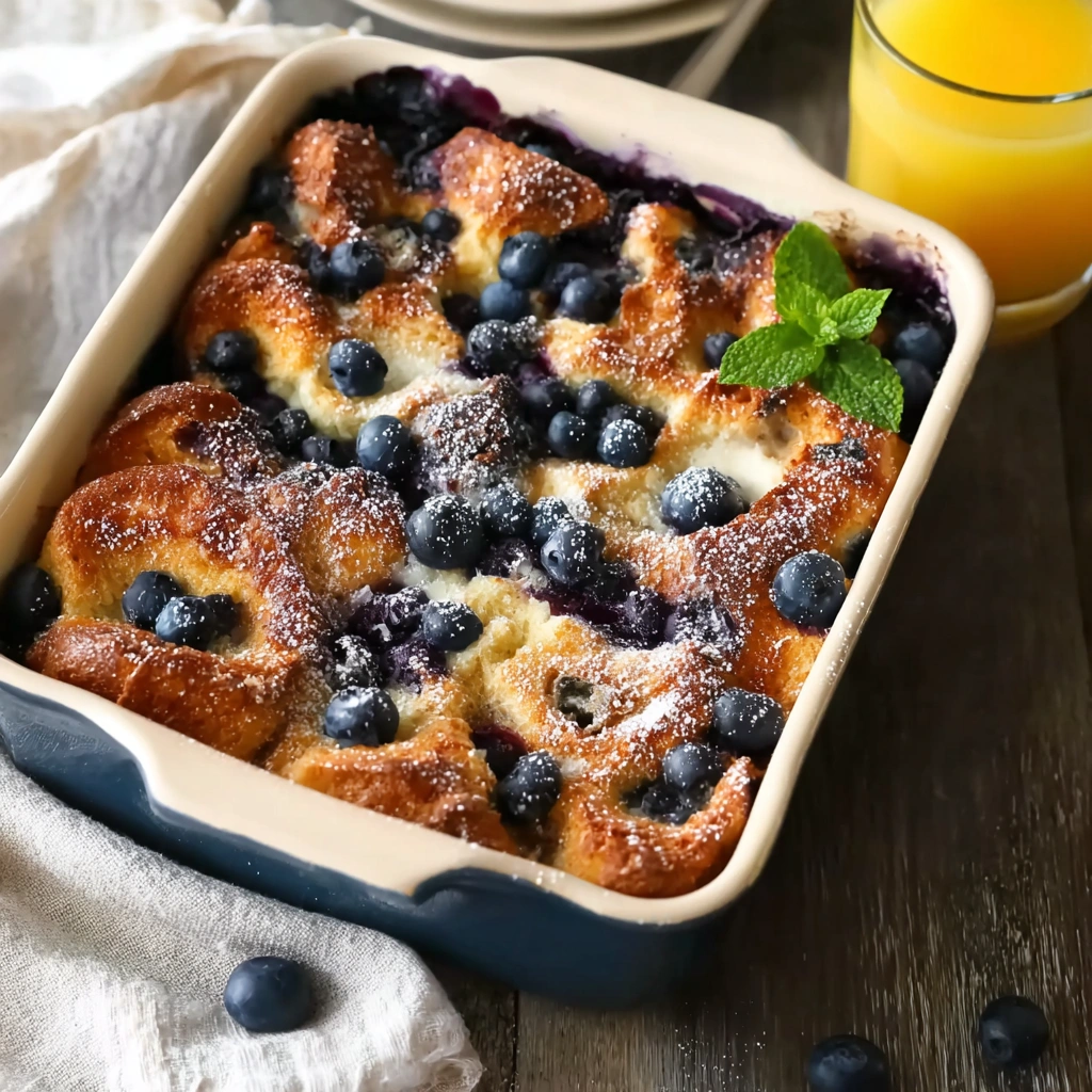 Blueberry French Toast Casserole: A Sweet Morning Bake