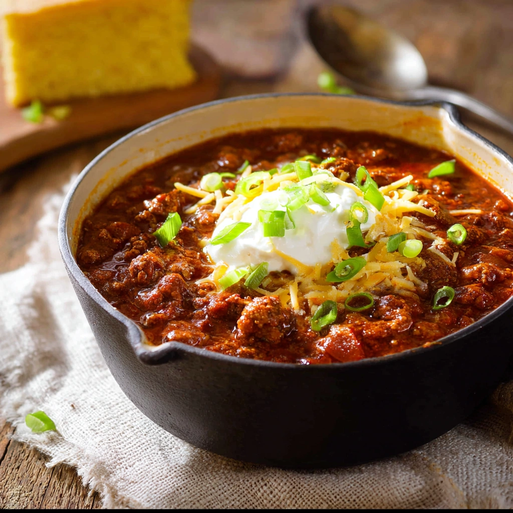 Hearty Eddie's Award-Winning Chili for Game Day