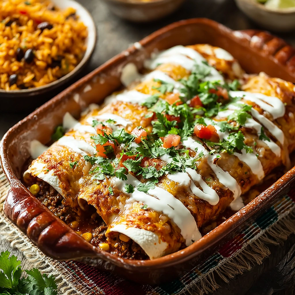 Simple Skillet Ground Beef Enchiladas: A Weeknight Win