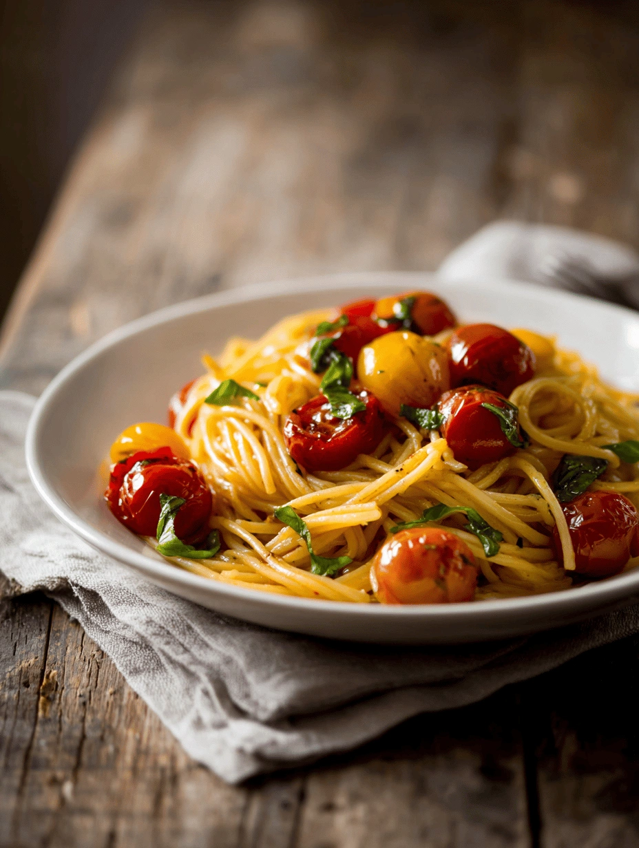 Bright Burst Cherry Tomato Pasta: A Quick Weeknight Meal