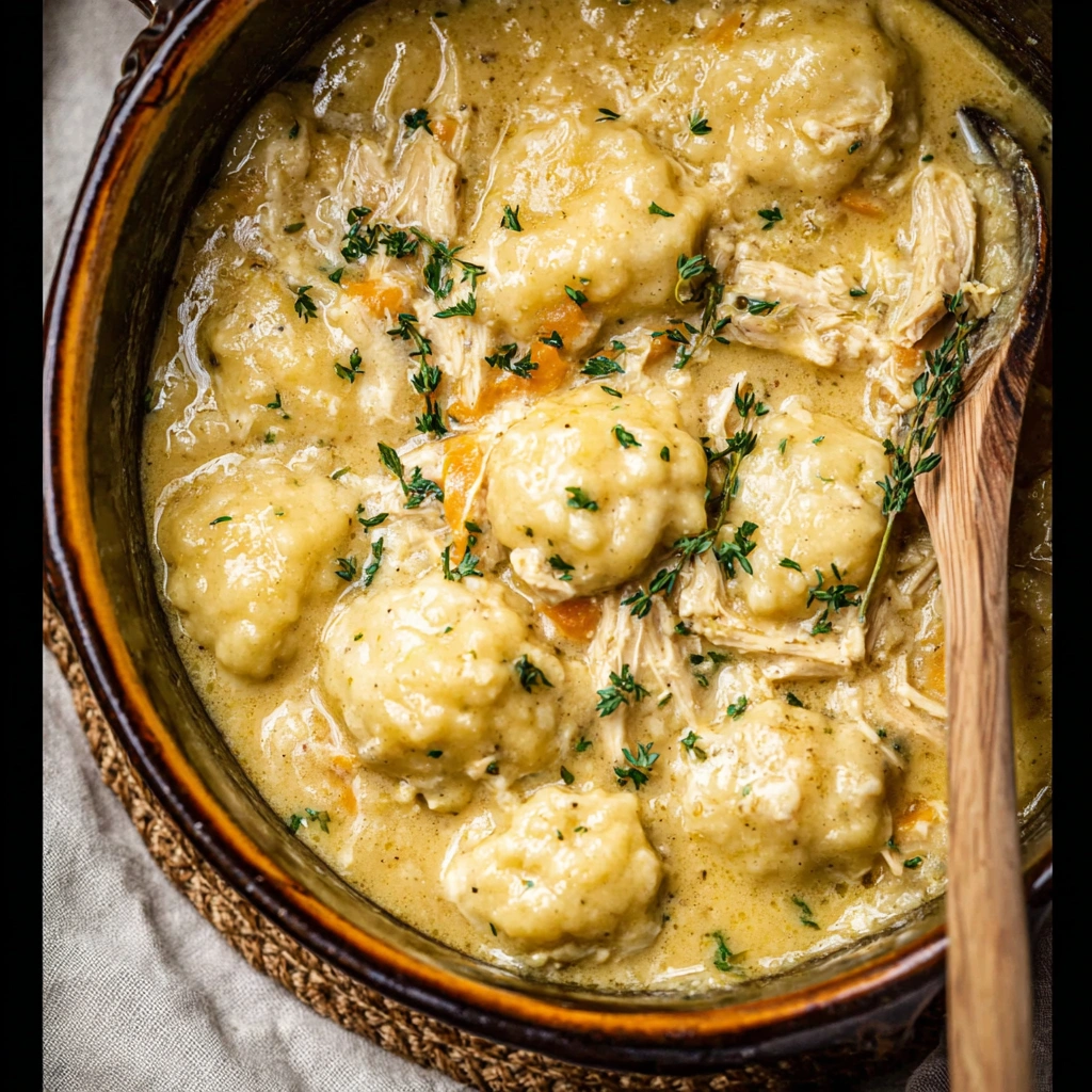 Hearty Crock Pot Chicken Dumplings: A Weeknight Hug