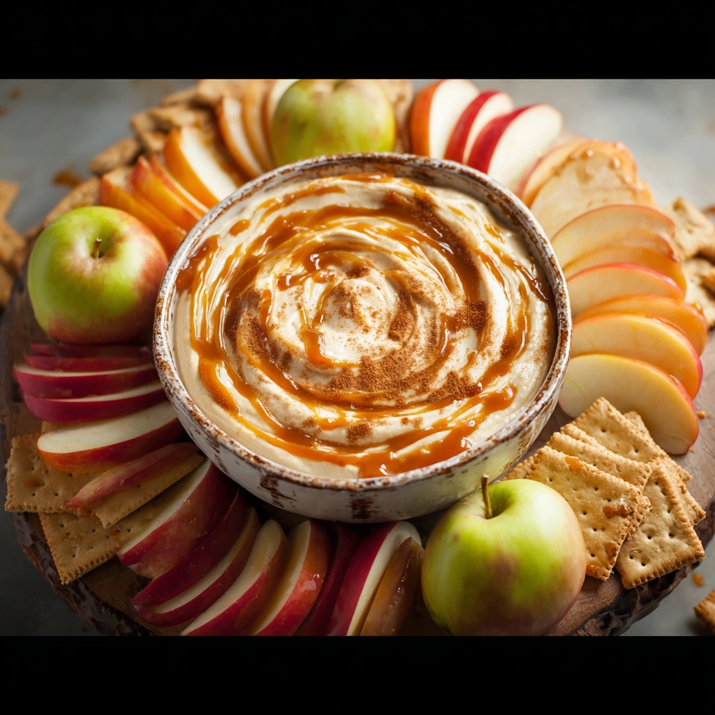 Creamy Caramel Apple Cheesecake Dip