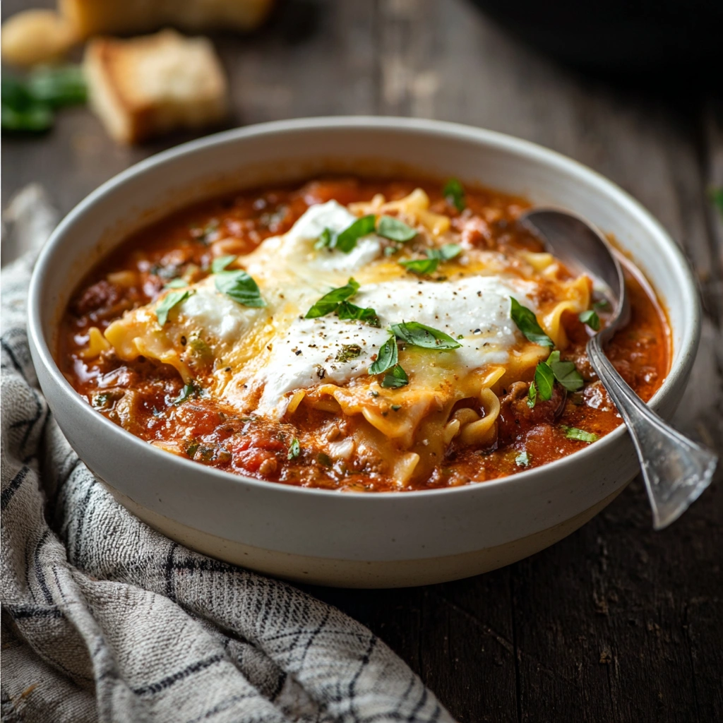 Delicious Lasagna Soup Recipe: A Hearty Bowlful