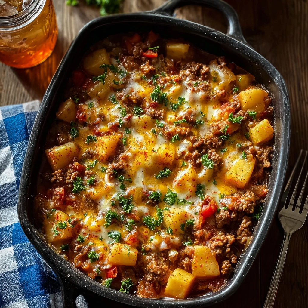 Easy Slow Cooker Cowboy Casserole: Hearty Family Dinner