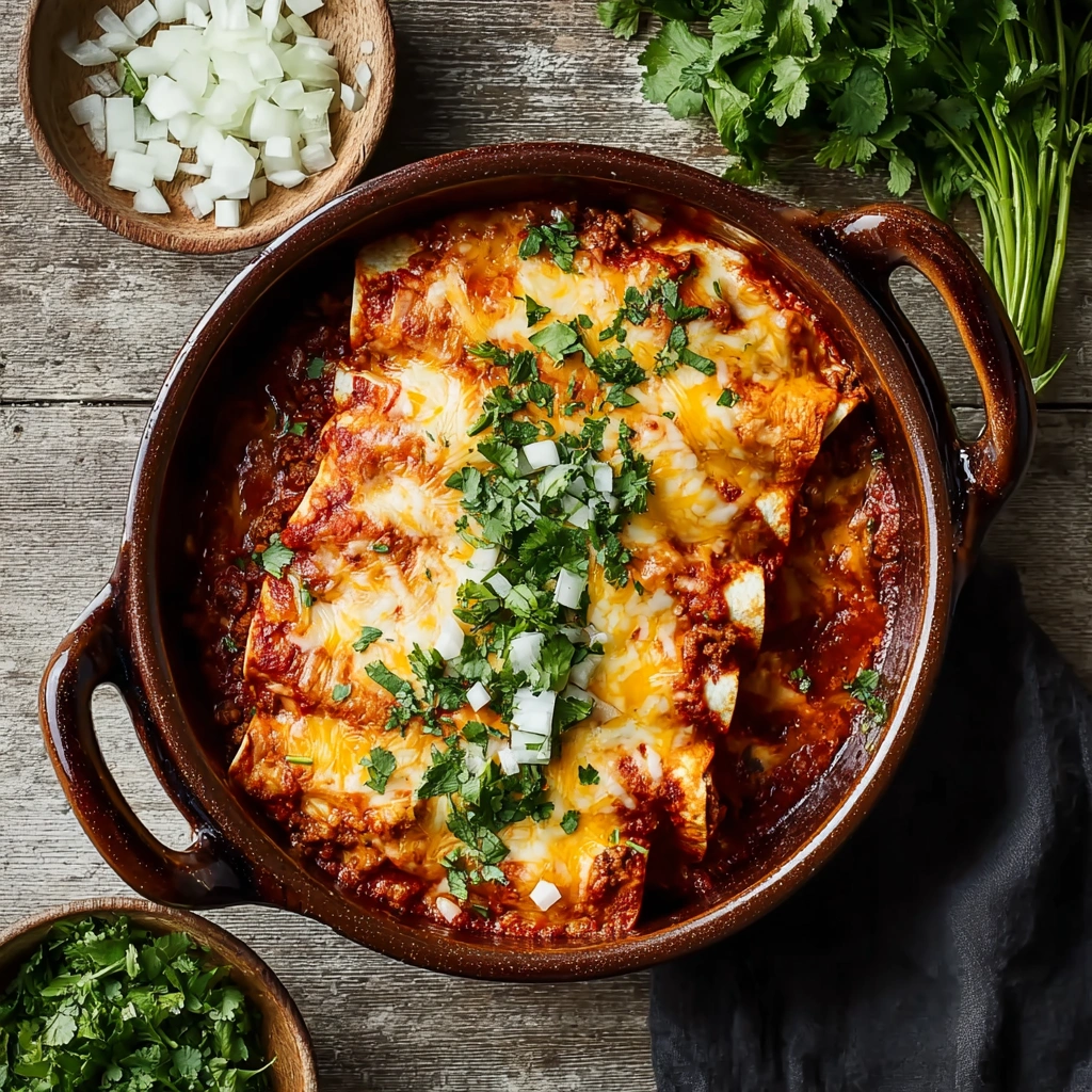 Easy Ground Beef Enchiladas Recipe: Simple & Cheesy