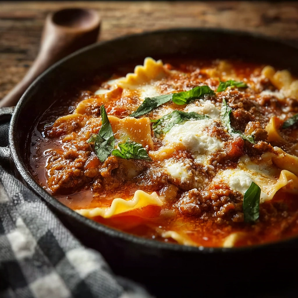 One Pot Lasagna Soup: Weeknight Italian Flavor