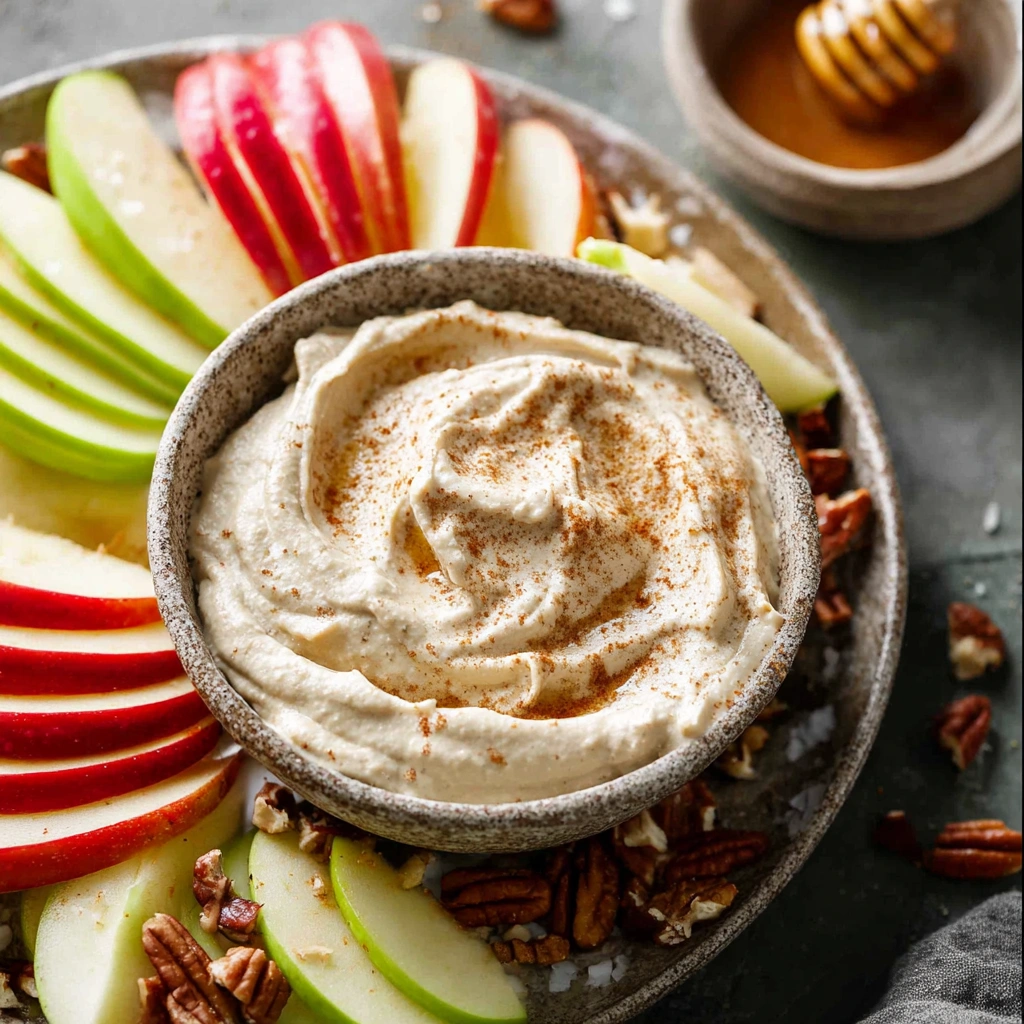 Creamy Whipped Caramel Apple Dip for Fall