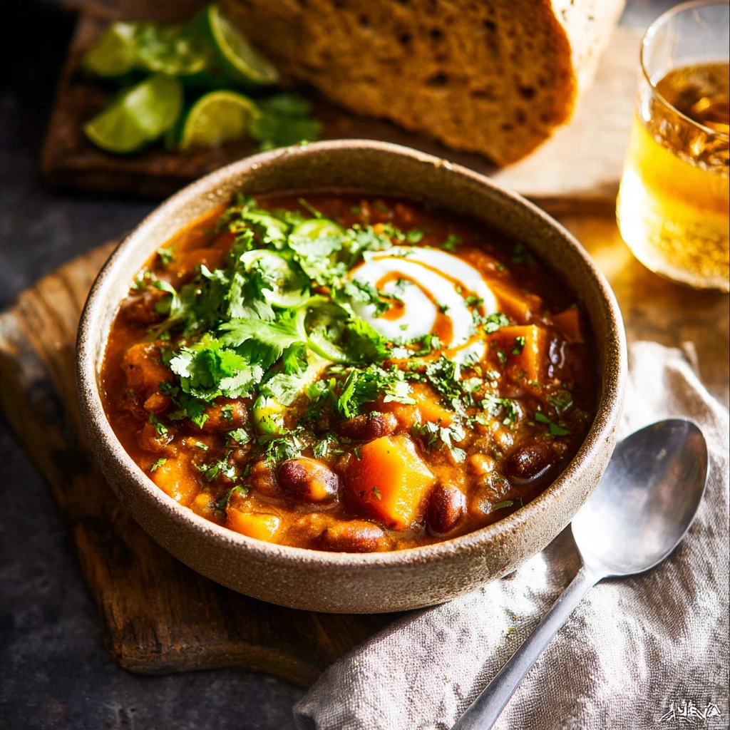 Kabocha Squash & Two-Bean Chili: Hearty Fall Comfort